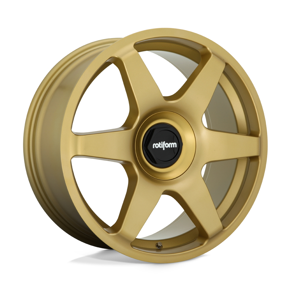 Rotiform | R118 SIX | Matte Gold | 19X8.5 | 5X108/5X114.3 | 45mm/6.52" | R118198502+45