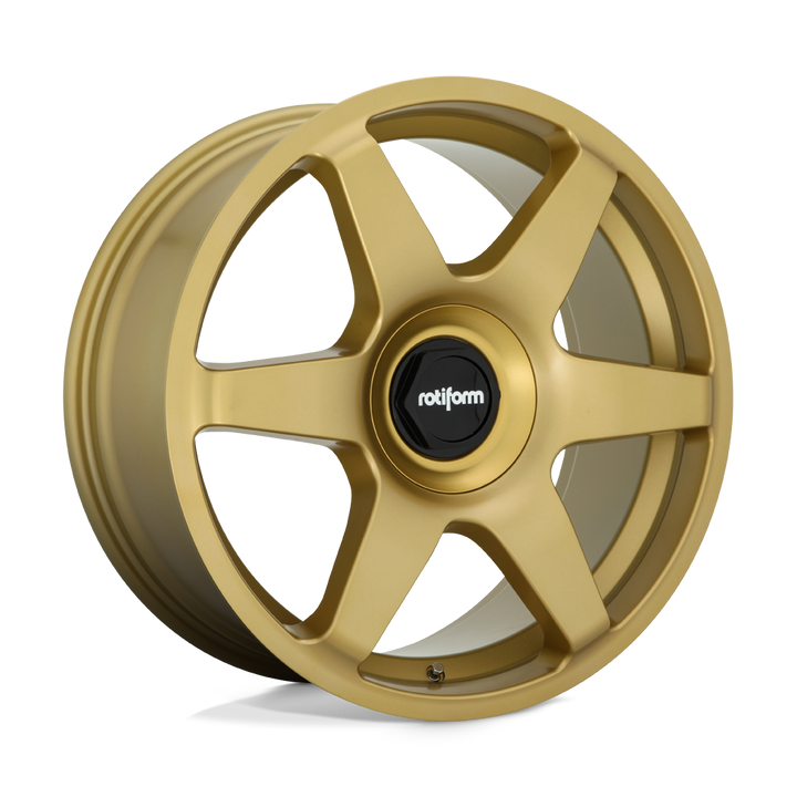 Rotiform | R118 SIX | Matte Gold | 19X8.5 | 5X108/5X114.3 | 45mm/6.52" | R118198502+45