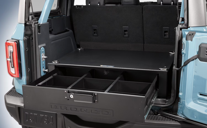 FORD ACCESSORIES - CARGO AREA SECURITY DRAWER - 2021-2024 BRONCO 4DR