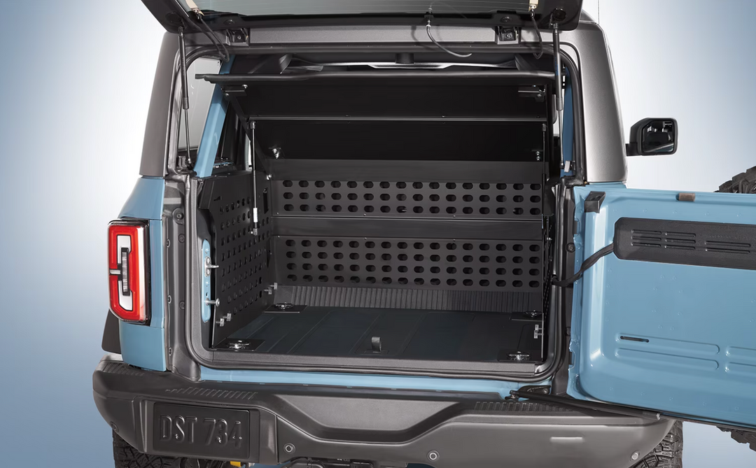 FORD ACCESSORIES - DELUXE RAISED LID CARGO AREA ENCLOSURE - BRONCO 4DR 2021-2024