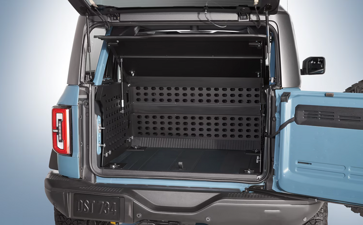 FORD ACCESSORIES - DELUXE RAISED LID CARGO AREA ENCLOSURE - BRONCO 4DR 2021-2024