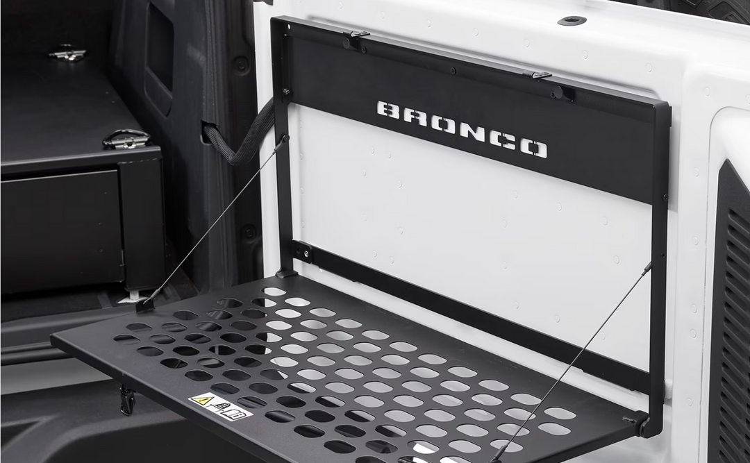FORD ACCESSORIES - TAILGATE FOLDING TABLE FOR REAR SWING GATE - BRONCO 2021-2024