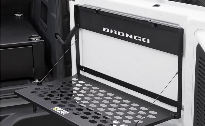 FORD ACCESSORIES - TAILGATE FOLDING TABLE FOR REAR SWING GATE - BRONCO 2021-2024