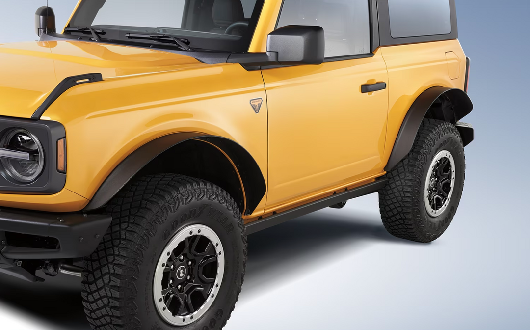 FORD ACCESSORIES - REMOVABLE STEEL BASE STYLE FENDER FLARES - BRONCO 2021-2024