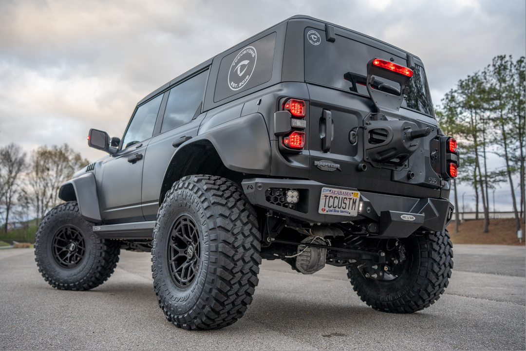FabFours - Vengeance Rear Bumper - 2022-2024 Bronco Raptor