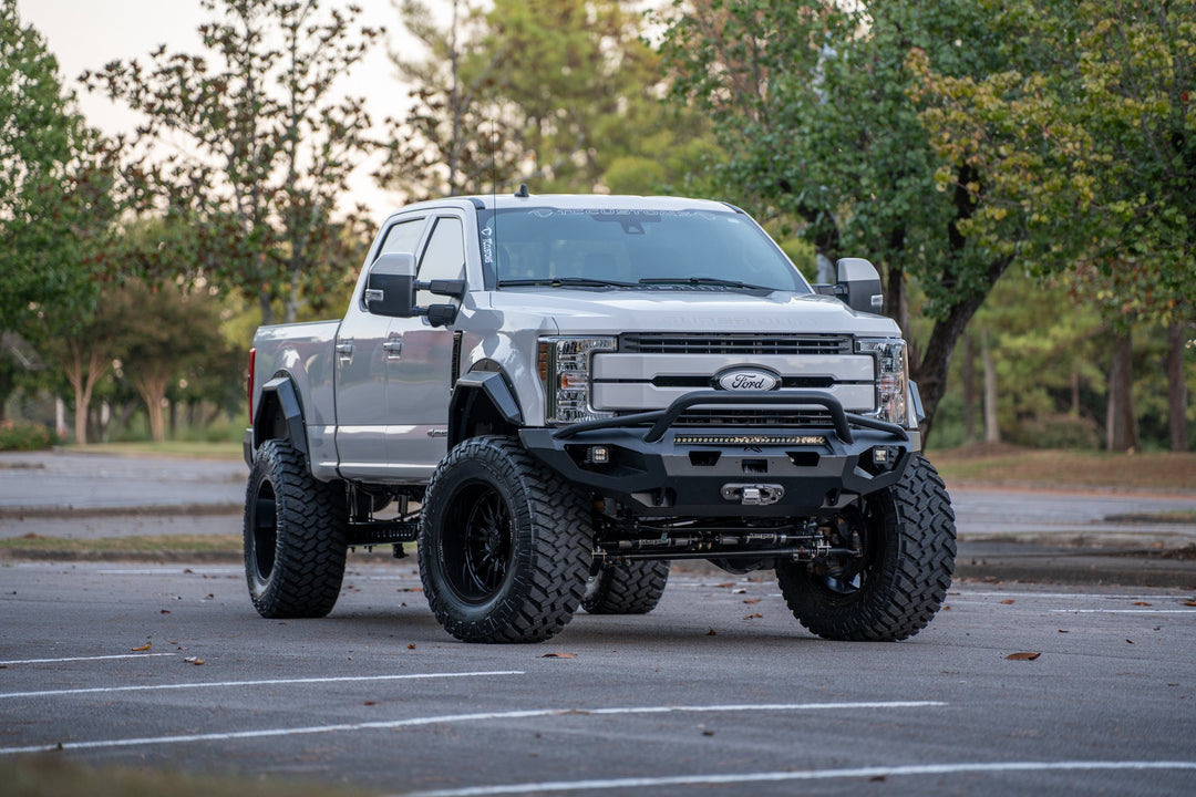 FabFours Matrix Front Bumper with Prerunner Guard - 2017-2022 F250/F350