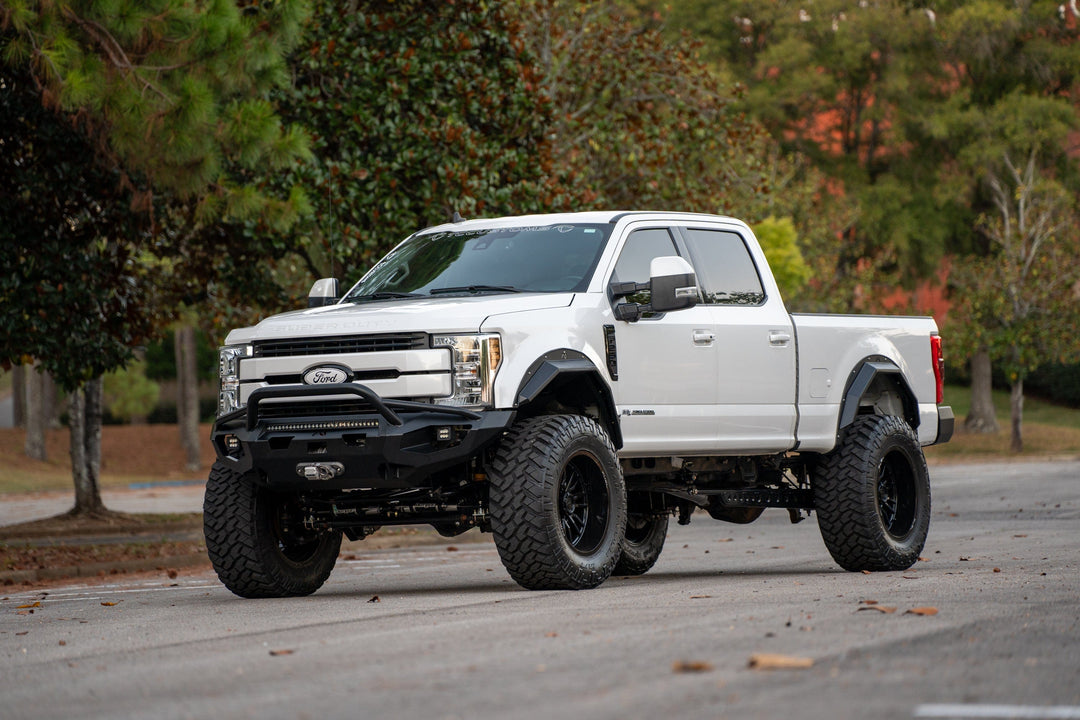 FabFours Matrix Front Bumper with Prerunner Guard - 2017-2022 F250/F350