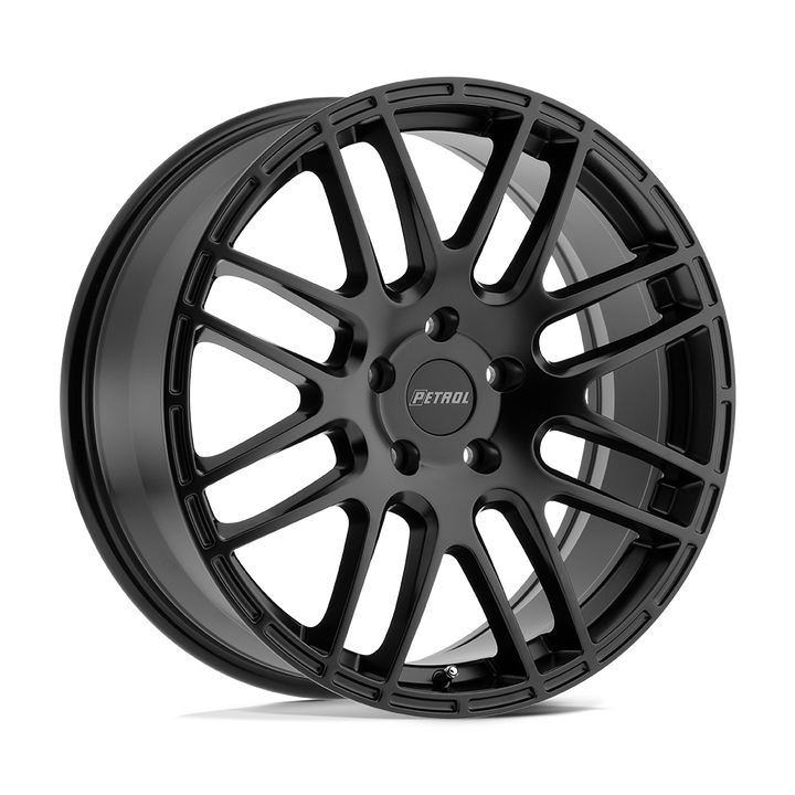 Petrol | P6A | Matte Black | 19X8 | 5X108 | 40mm/6.07" | 1980P6A405108M72