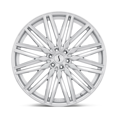 Status | ADAMAS | Silver W/ Mirror Cut Face | 20X9 | 6X139.7 | 15mm/5.59" | 2090ADM156140S12