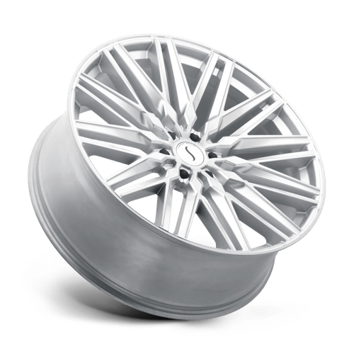 Status | ADAMAS | Silver W/ Mirror Cut Face | 20X9 | 6X139.7 | 15mm/5.59" | 2090ADM156140S12
