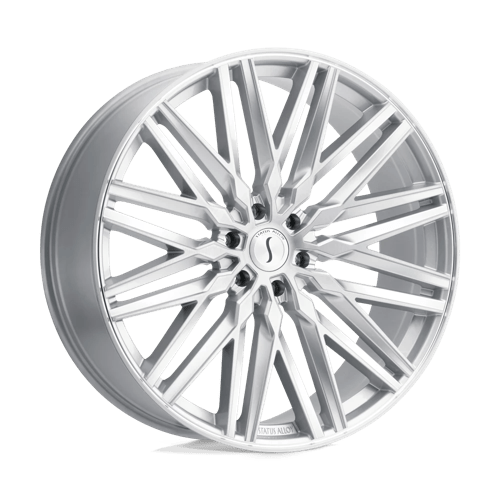 Status | ADAMAS | Silver W/ Mirror Cut Face | 20X9 | 6X139.7 | 15mm/5.59" | 2090ADM156140S12