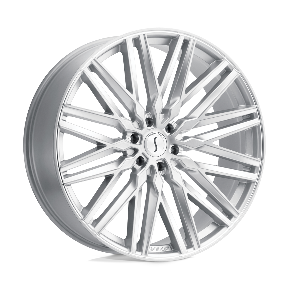 Status | ADAMAS | Silver W/ Mirror Cut Face | 20X9 | 6X139.7 | 15mm/5.59" | 2090ADM156140S12