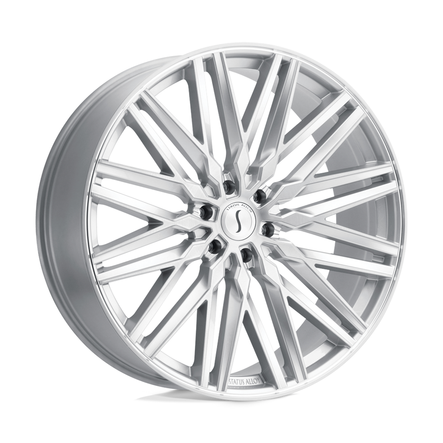 Status | ADAMAS | Silver W/ Mirror Cut Face | 20X9 | 6X139.7 | 15mm/5.59" | 2090ADM156140S12