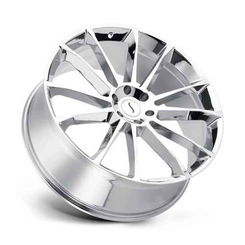 Status | GOLIATH | Chrome | 24X9.5 | 6X135 | 30mm/6.43" | 2495GTH306135C87