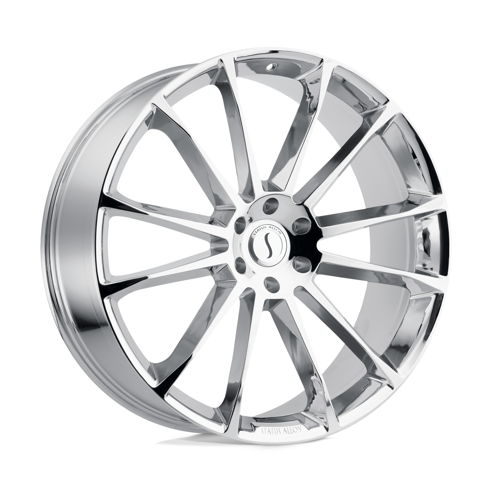 Status | GOLIATH | Chrome | 24X9.5 | 6X135 | 30mm/6.43" | 2495GTH306135C87