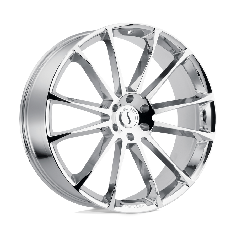 Status | GOLIATH | Chrome | 24X9.5 | 6X135 | 30mm/6.43" | 2495GTH306135C87