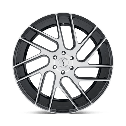 Status | JUGGERNAUT | Gloss Black W/ Machined Face | 20X9 | 6X135 | 25mm/5.98" | 2090JGR256135F87