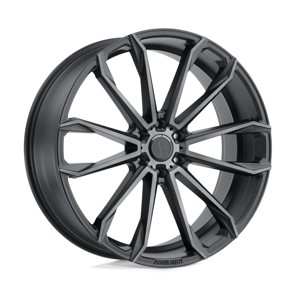 Status | MASTADON | Carbon Graphite | 22X9.5 | 5X114.3 | 30mm/6.43" | 2295MST305114B76