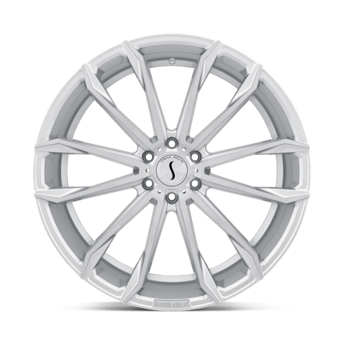 Status | MASTADON | Silver W/ Brushed Machined Face | 22X9.5 | 6X139.7 | 15mm/5.84" | 2295MST156140S12