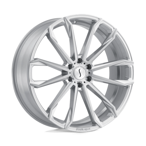 Status | MASTADON | Silver W/ Brushed Machined Face | 22X9.5 | 6X139.7 | 15mm/5.84" | 2295MST156140S12