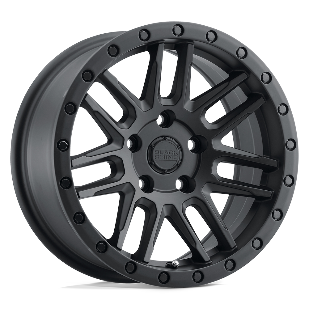 Black Rhino Hard Alloys | ARCHES | Matte Black | 18X8 | 5X108 | 30mm/5.68" | 1880ACH305108B76