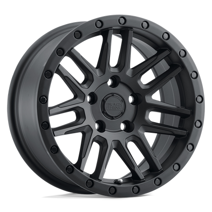 Black Rhino Hard Alloys | ARCHES | Matte Black | 18X8 | 5X108 | 30mm/5.68" | 1880ACH305108B76