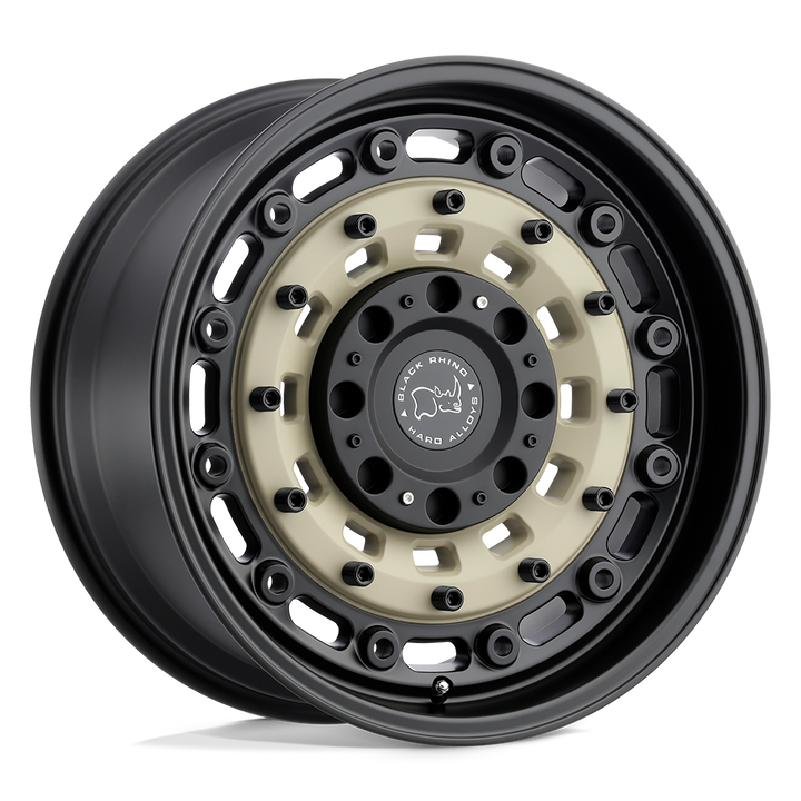 Black Rhino Hard Alloys | ARSENAL | Sand On Black | 17X9.5 | 6X135/6X139.7 | 12mm/5.72" | 1795ARS120067D06