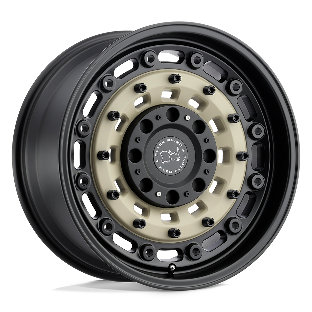 Black Rhino Hard Alloys | ARSENAL | Sand On Black | 18X8 | 5X114.3/5X127 | 30mm/5.68" | 1880ARS300054D72
