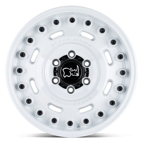 Black Rhino Hard Alloys | AXLE | Gloss White | 18X9.5 | 6X139.7 | -18mm/4.54" | 1895AXL-86140W12