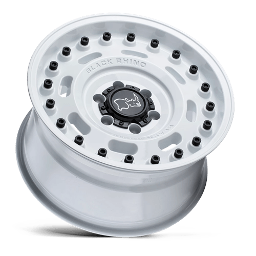 Black Rhino Hard Alloys | AXLE | Gloss White | 18X9.5 | 6X139.7 | -18mm/4.54" | 1895AXL-86140W12