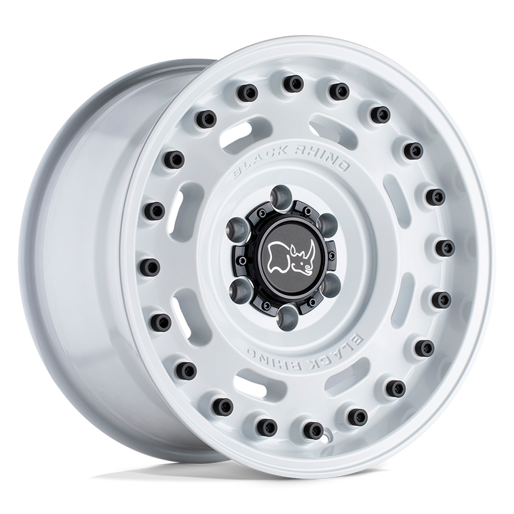 Black Rhino Hard Alloys | AXLE | Gloss White | 18X9.5 | 6X139.7 | -18mm/4.54" | 1895AXL-86140W12