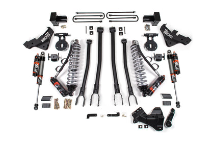 BDS 4" Lift Kit - 2023-2026 Ford F-450 Super Duty 4WD (w/ 4-Link | FOX 2.5 Coilover Conversion - Performance Elite)