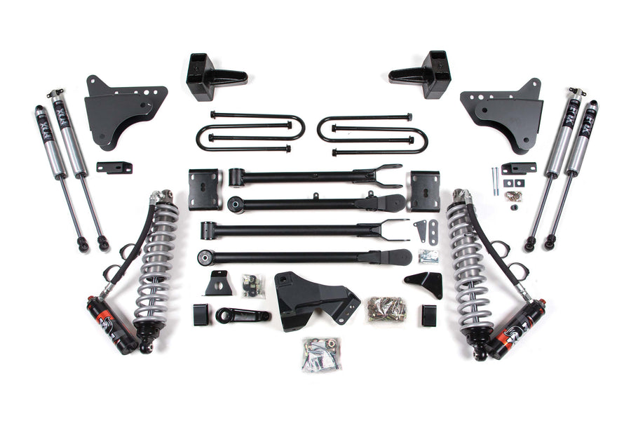 BDS 4" Lift Kit - 2011-2016 Ford F-250/F-350 Super Duty 4WD (w/ 4-Link | FOX 2.5 Performance Elite Coil-Over Conversion)