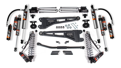 BDS 2.5" Lift Kit - 2023-2026 Ford F-450 Super Duty 4WD (W/ Radius Arm | FOX 2.5 Performance Elite Coilover Conversion)