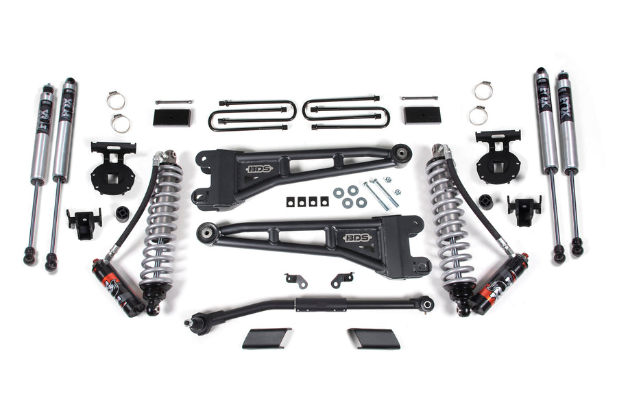 BDS 3" Lift Kit - 2020-2022 Ford F-250/F-350 Super Duty 4WD (w/ Radius Arm | FOX 2.5 Performance Elite Coil-Over Conversion)