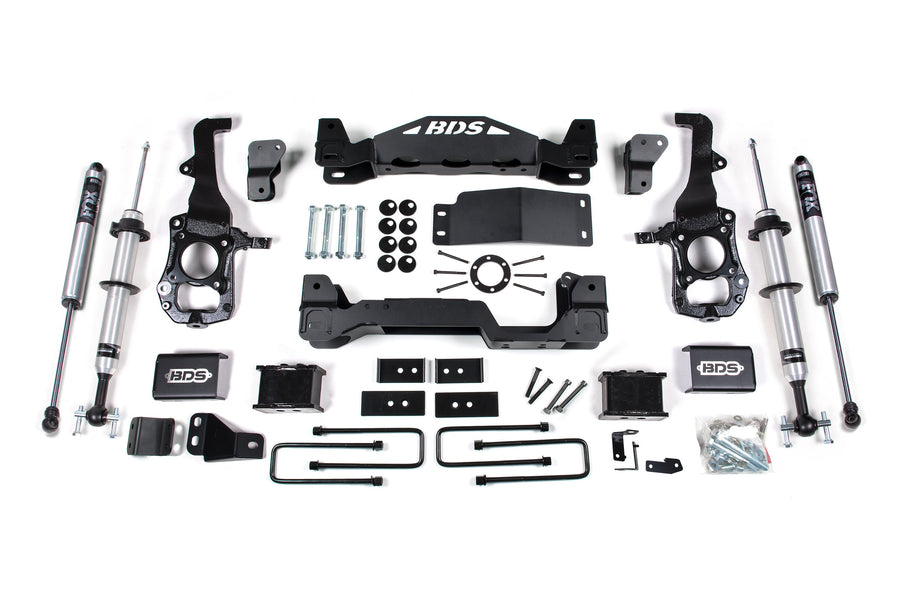 BDS 6" Lift Kit - 2021-2026 Ford F-150 4WD (FOX 2.0 Strut)
