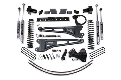 BDS 6" Lift Kit - 2017-2019 Ford F-250/F-350 Super Duty 4WD (w/ Radius Arm)