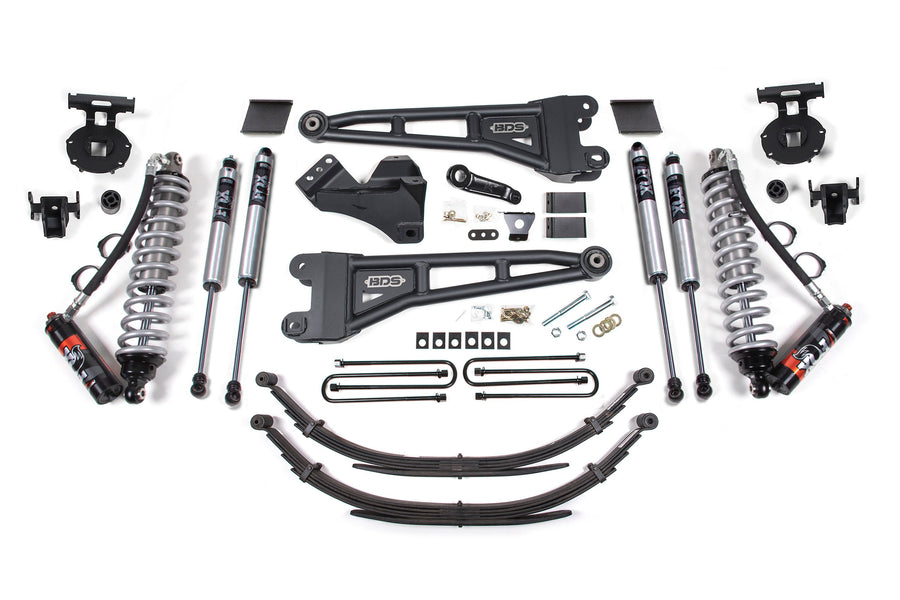 BDS 6" Lift Kit - 2011-2016 Ford F-250/F-350 Super Duty 4WD (w/ Radius Arm | FOX 2.5 Performance Elite Coil-Over Conversion)