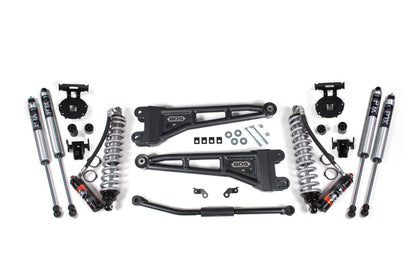 BDS 2.5" Lift Kit - 2011-2016 Ford F-250/F-350 Super Duty 4WD (w/ Radius Arm | FOX 2.5 Performance Elite Coilover Conversion)