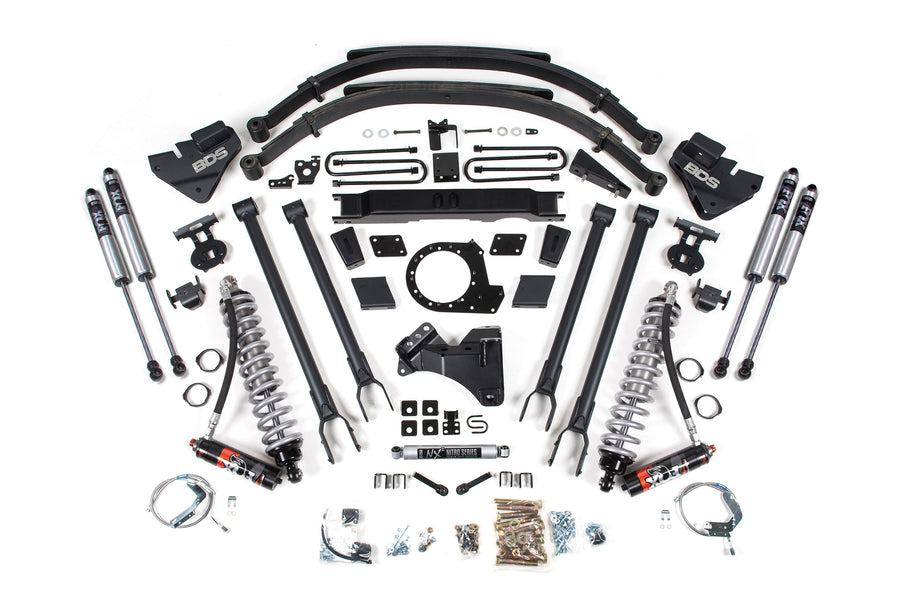 BDS 9" Lift Kit - 2020-2022 Ford F-250/F-350 Super Duty 4WD (w/ 4-Link | FOX 2.5 Performance Elite Coil-Over Conversion)