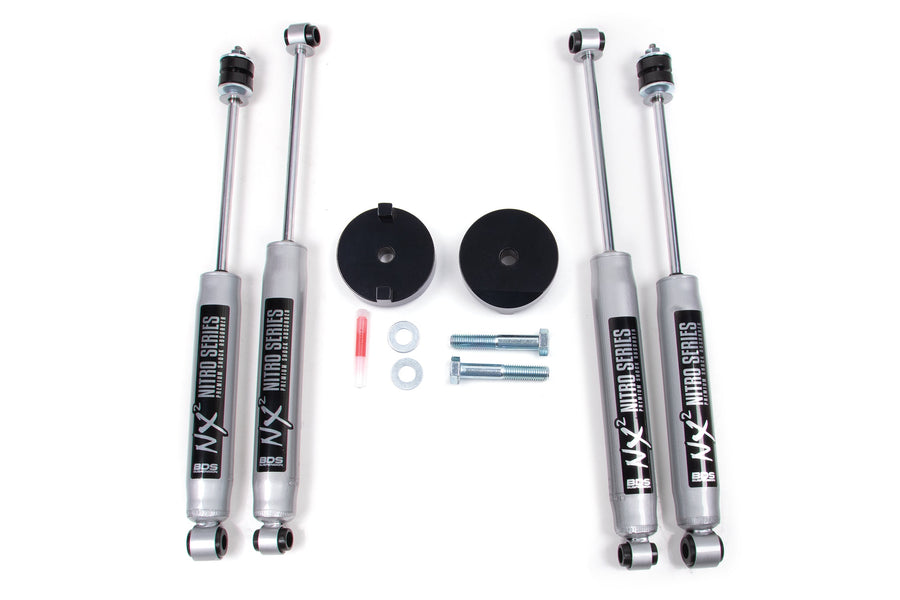 BDS 1" Leveling Kit - 2005-2016 Ford F-250/F-350 Super Duty 4WD (Coil Spacer)