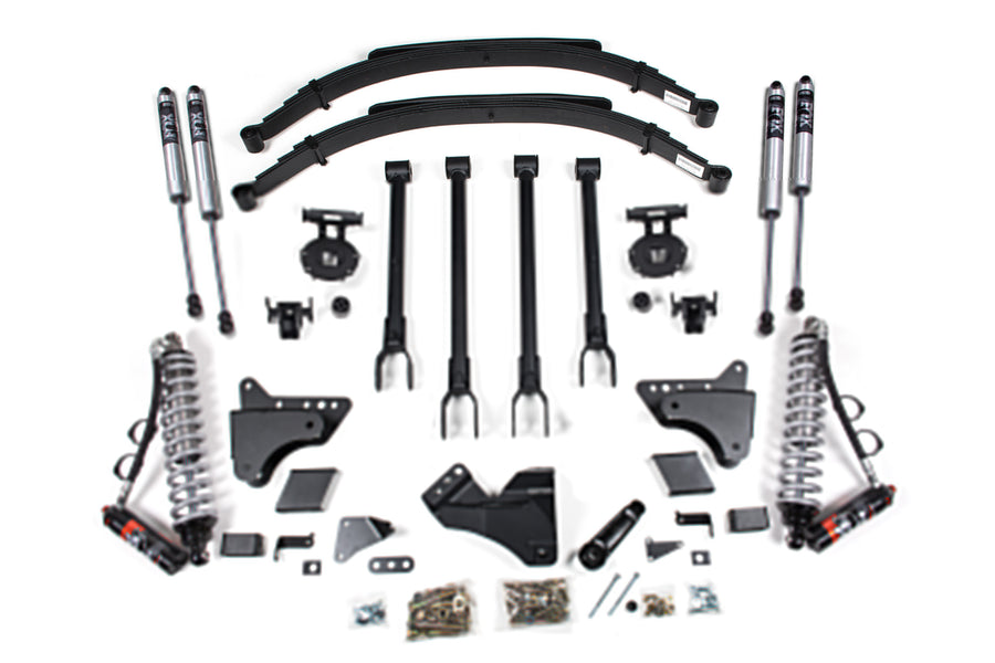 BDS 6" Lift Kit - 2011-2016 Ford F-250/F-350 Super Duty 4WD (w/ 4-Link | FOX 2.5 Performance Elite Coil-Over Conversion)