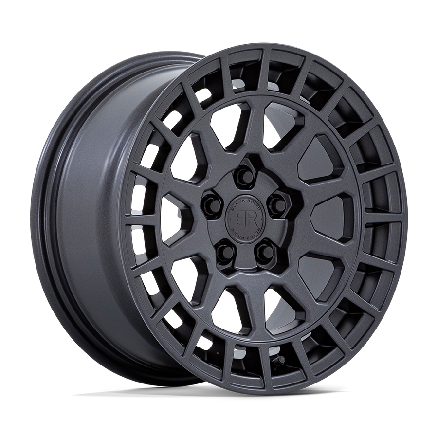 Black Rhino Hard Alloys | BOXER | Gun Black | 17X8 | 5X108 | 40mm/6.07" | 1780BXR405108M72