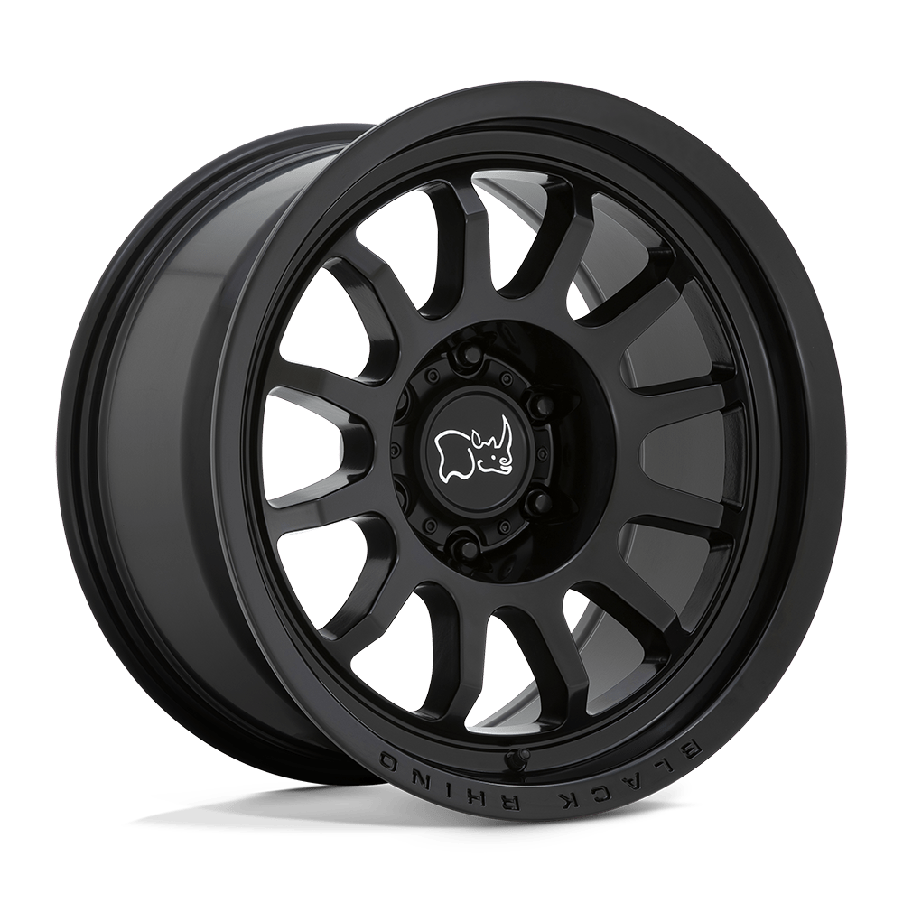 Black Rhino Hard Alloys | RAPID | Matte Black | 17X9 | 6X139.7 | 12mm/5.47" | 1790RPD126140M12A