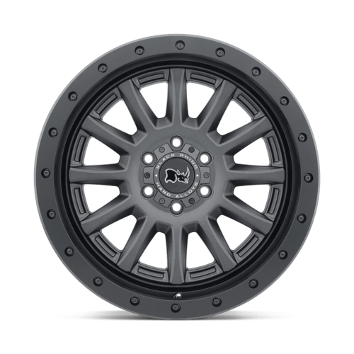 Black Rhino Hard Alloys | DUGGER | Gun Black | 17X8.5 | 6X139.7 | -18mm/4.04" | 1785DGR-86140M12