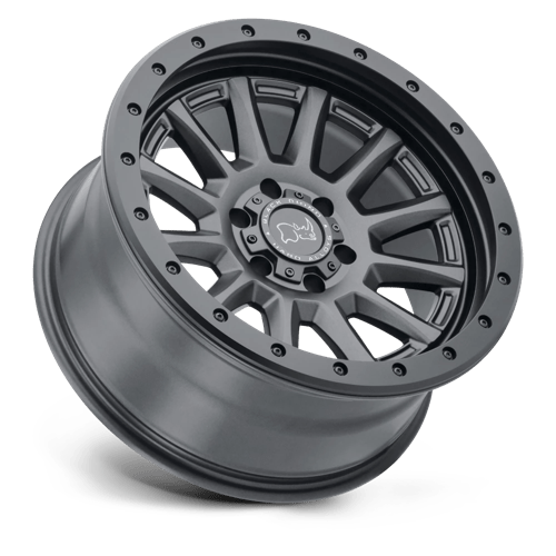 Black Rhino Hard Alloys | DUGGER | Gun Black | 17X8.5 | 6X139.7 | 0mm/4.75" | 1785DGR006140M12