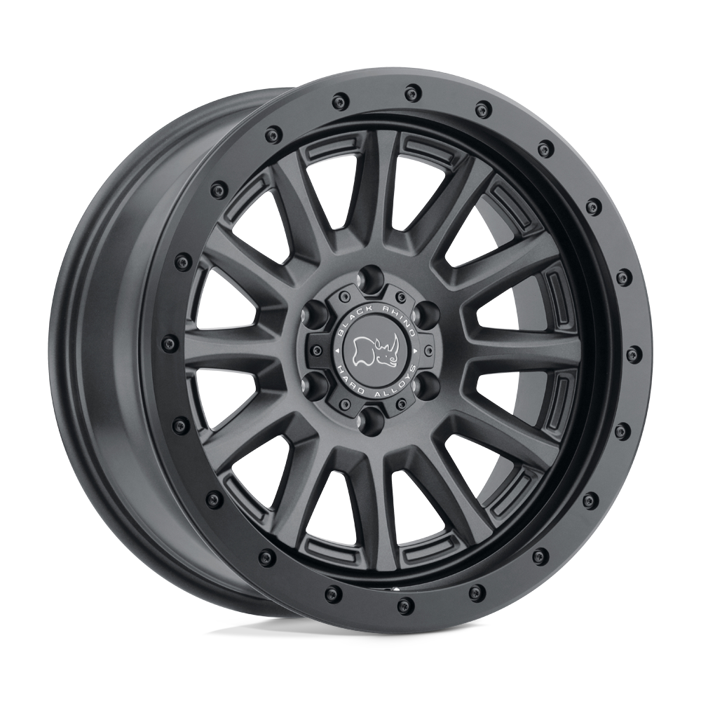 Black Rhino Hard Alloys | DUGGER | Gun Black | 17X8.5 | 6X139.7 | -18mm/4.04" | 1785DGR-86140M12