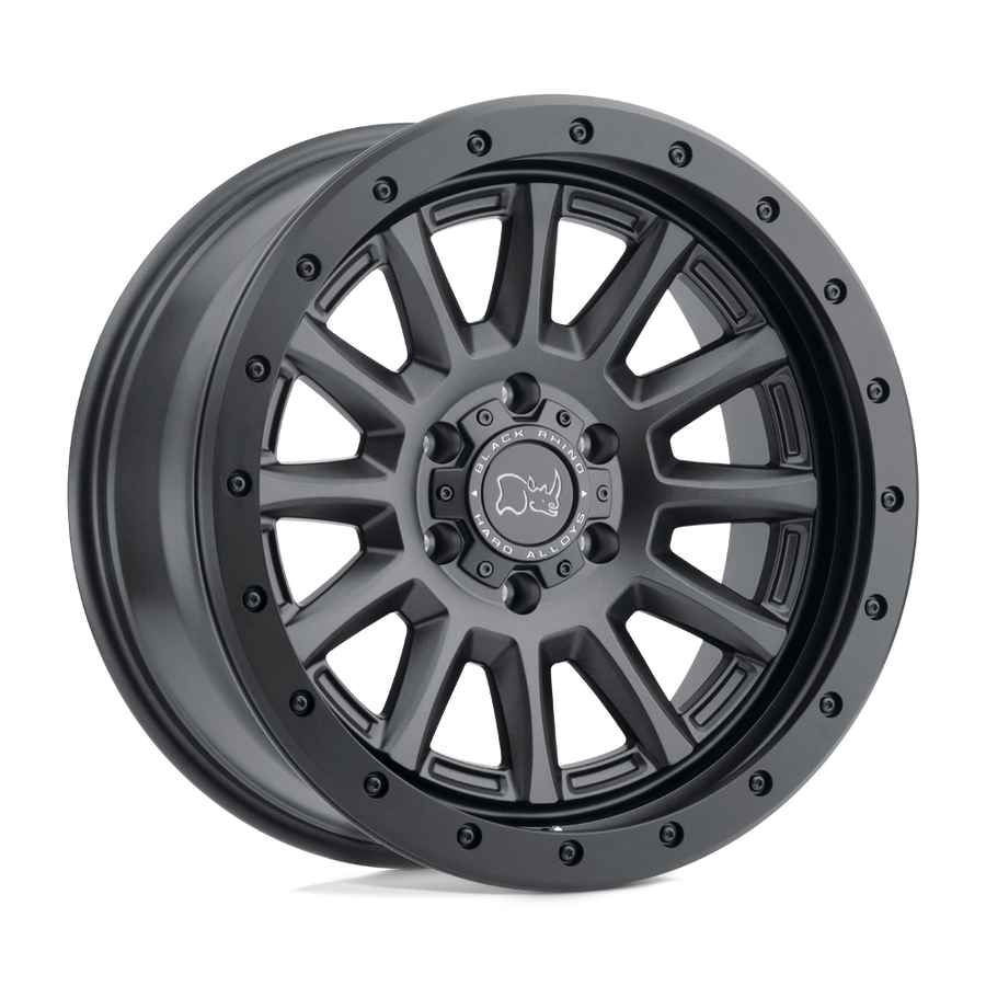 Black Rhino Hard Alloys | DUGGER | Gun Black | 17X8.5 | 5X114.3 | -18mm/4.04" | 1785DGR-85114M76
