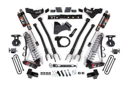 BDS 7" Lift Kit - 2023-2026 Ford F-350 Super Duty DRW 4WD (w/ 4-Link | FOX 2.5 Performance Elite Coilover Conversion)