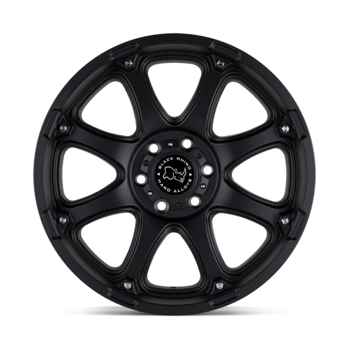 Black Rhino Hard Alloys | GLAMIS | Matte Black | 18X9 | 6X139.7 | -12mm/4.53" | 1890GLA-26140M12
